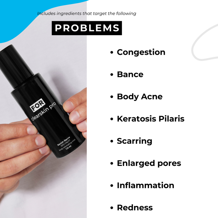 Clearskin Pro Body Mist | 15% AHA for Bacne & Keratosis Pilaris