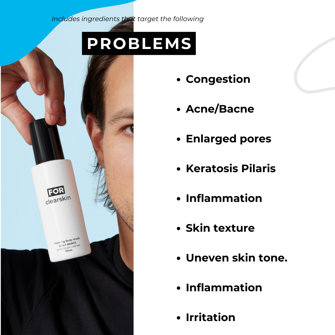 Clearskin | Soothing + Hydrating Foaming Body Wash – 125ml