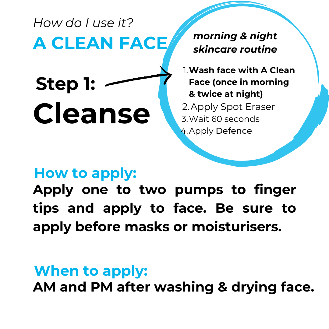 A CLEAN FACE |  Foaming Face Wash